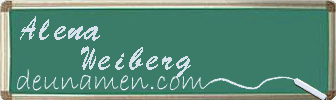 Alena Weiberg Visitenkarte